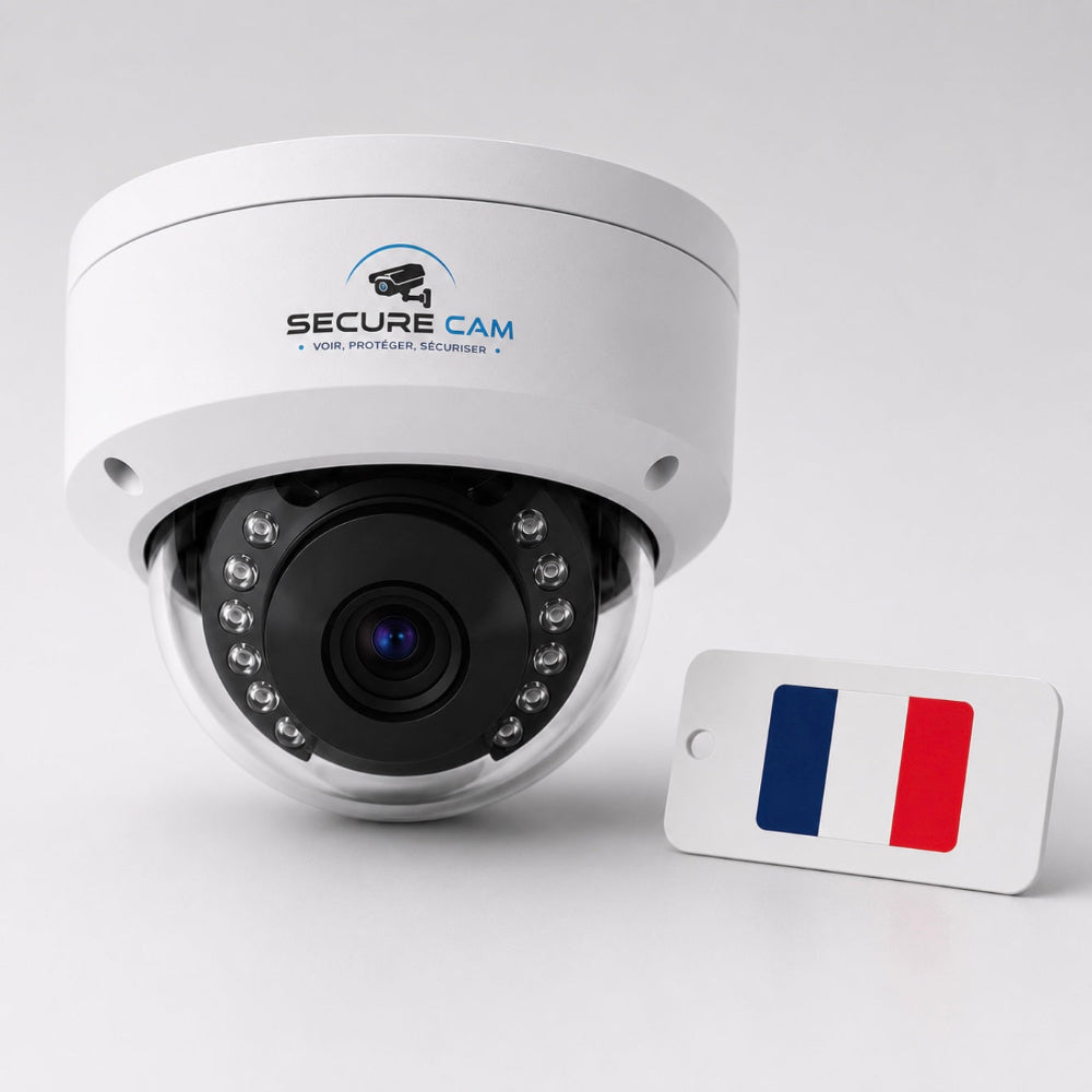 Caméra 8MP 4K – Dôme Métallique Extérieur