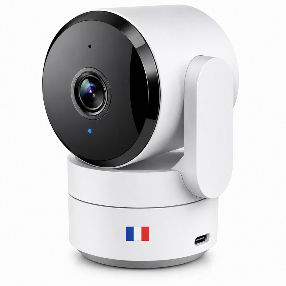 Caméra de Surveillance Intérieure Wi-Fi 1080P PTZ 360°