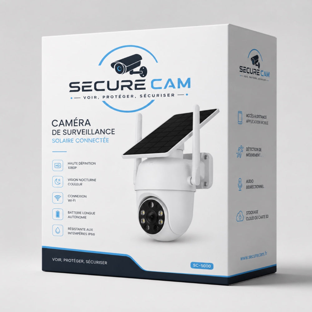 Caméra Extérieure Double Objectif HD 360°